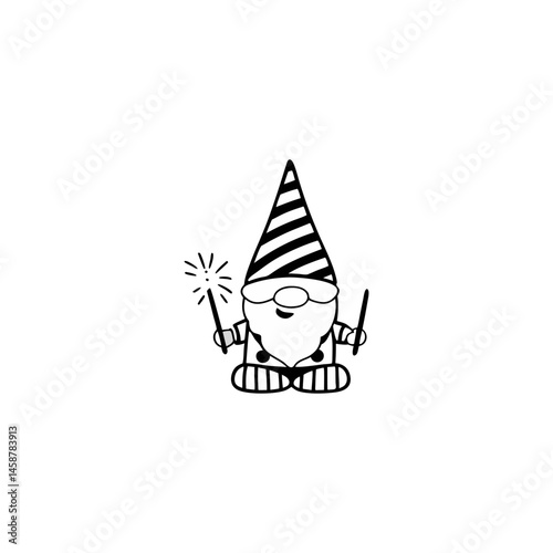 Patriotic 4th of July Gnome Clipart – Festive Cartoon Illustrations

