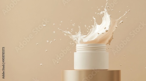 Creamy Splash: The Perfect Skincare Indulgence