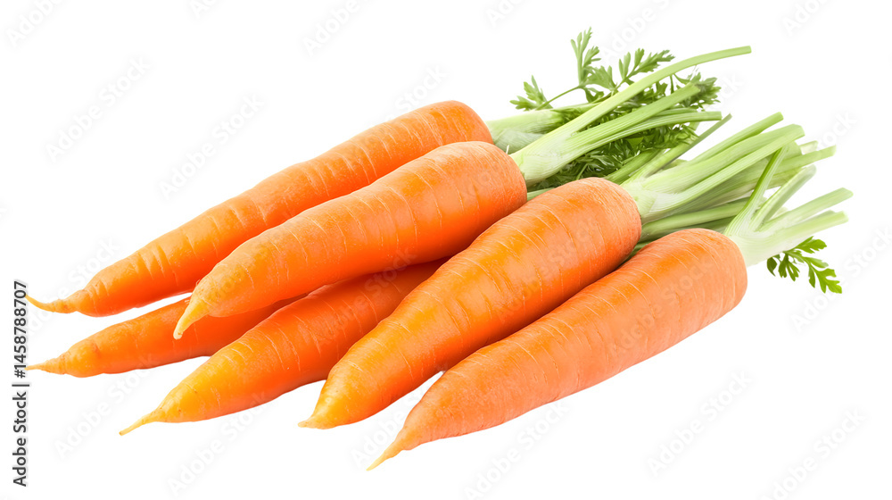 Fresh Carrots Isolated on White Background for Healthy Eating and Cooking Recipes Fresh Carrots Isolated on White Background for Healthy Eating and Cooking Recipes