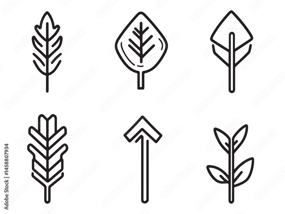 Fototapeta premium High Quality Arrow Line Art Vector for Graphic Design