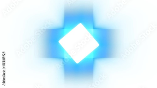 Dynamic animation and Hypnotic Rotating Neon Platform with Brilliant Glowing Lights, Constantly Flow of Electric Motion. Intro for logos, technology, medicine, sales, presentations. 4k