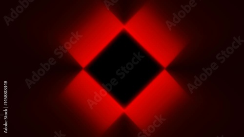 Animated Rotating Red Platform in Center Surrounded by Radiant Neon Light Beams and Dynamic Visual Effects. Intro for logos, discounts, promotions, sales, websites, presentations, business. 4k