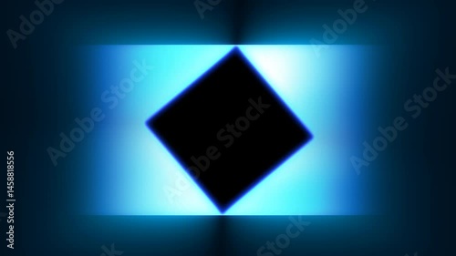 Blue Mesmerizing Rotating Neon Platform Surrounded by Intense Pulsating Lights and Radiant Glowing Effects in  High-Energy Animation Sequence. Intro for logos, business, medical, technology, sales. 4k