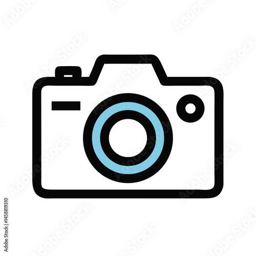 photography camera, WHITE BACKGROUND