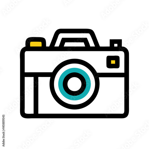 photography camera, WHITE BACKGROUND