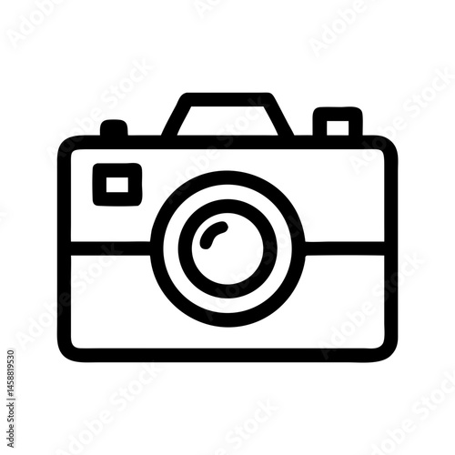photography camera, WHITE BACKGROUND