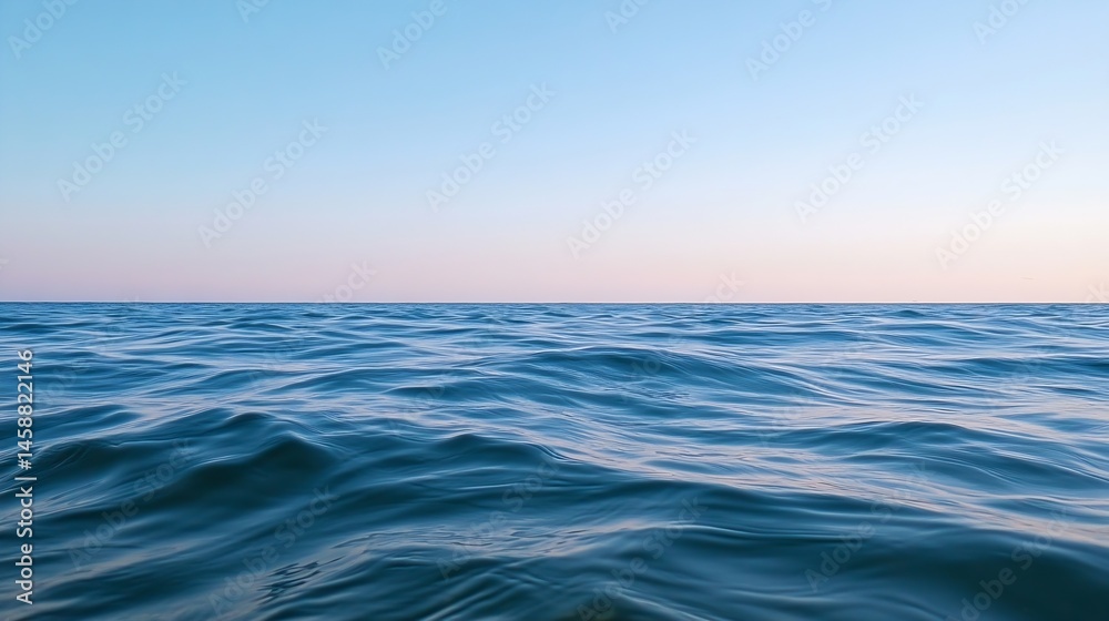 custom made wallpaper toronto digitalSerene ocean waves gently rolling under a pastel sunset sky, creating a tranquil and peaceful seascape. : Generative AI