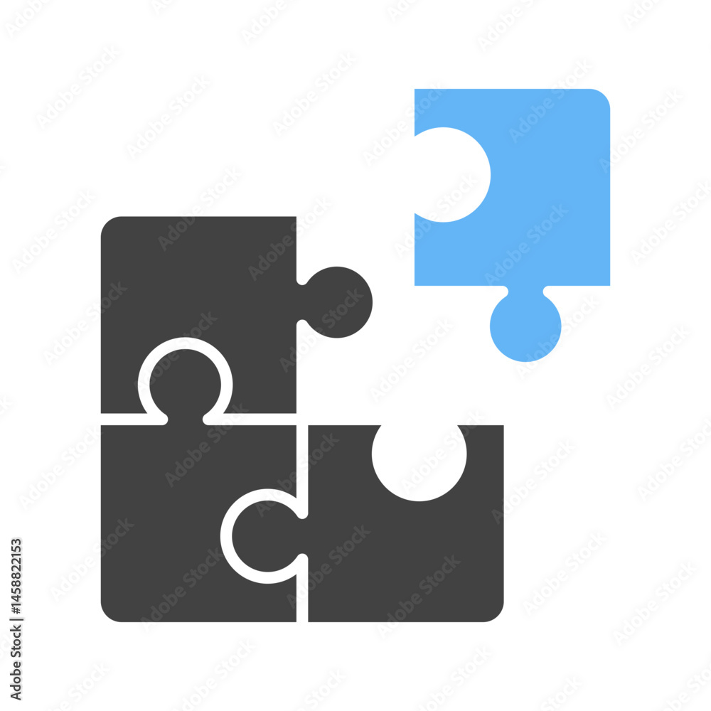 Puzzles icon vector image. Suitable for mobile apps, web apps and print media. Puzzles icon vector image. Suitable for mobile apps, web apps and print media.