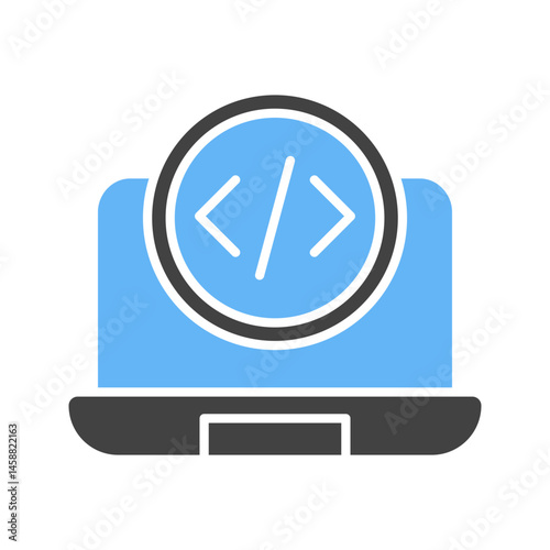 Programming icon vector image. Suitable for mobile apps, web apps and print media.