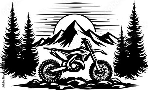 Mountain Adventure ATV Quad Rider Emblem