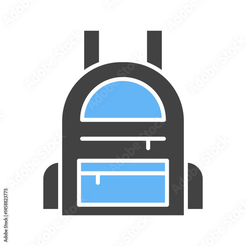 Bag Pack icon vector image. Suitable for mobile apps, web apps and print media.