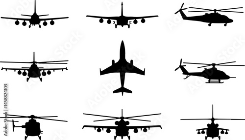 Combat Soldier Silhouette Vector Bundle"