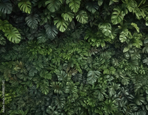 Wallpaper Mural Thick, interwoven tropical foliage creates a shaded, verdant floor , Undergrowth,  vegetation Torontodigital.ca