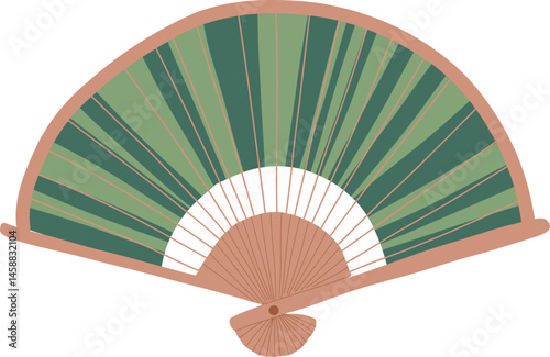 Handmade fans woven from palm leaves