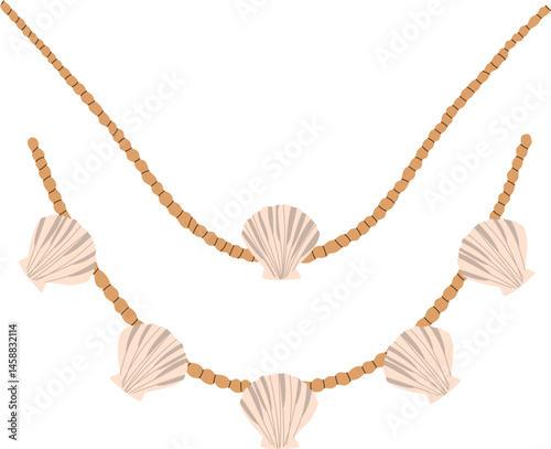 Shell necklaces