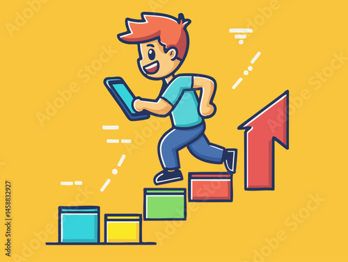  full-shot of a a person developing a mobile app using a tablet and coding software,3