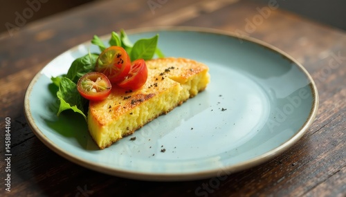 Empty plate, untouched meal, signifying abstinence , healthy lifestyle, balance, lifestyle