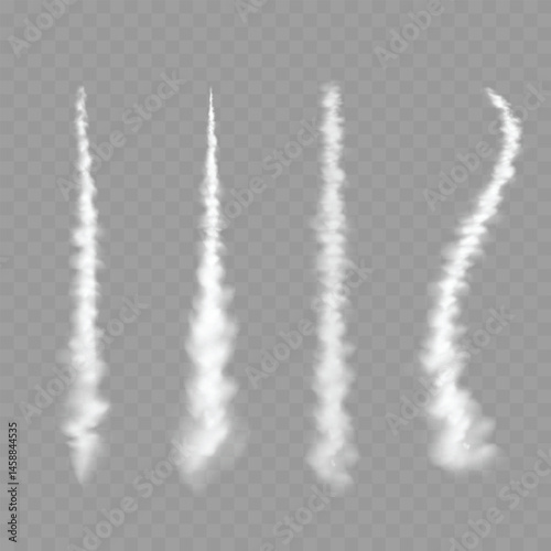 Smoke Trails Effect Vector