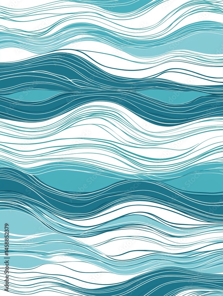 Abstract pattern of wavy lines in a light blue color. the lines are arranged in a wave-like manner, creating a sense of movement and depth. Abstract pattern of wavy lines in a light blue color. the lines are arranged in a wave-like manner, creating a sense of movement and depth.