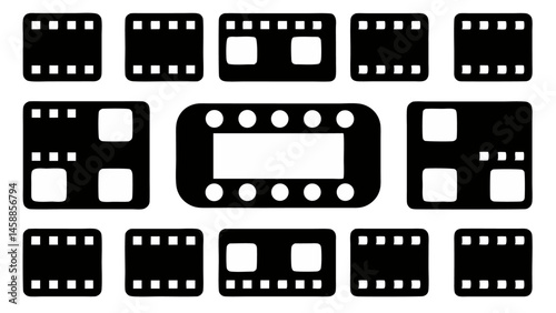 Finish your visual story with a cinematic final frame icon designed to represent the classic end scene perfect for film projects slideshows and artistic presentations