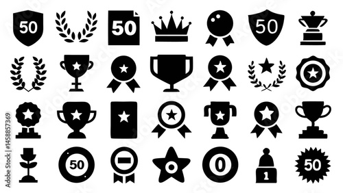 Find the perfect symbol for achievement with these thoughtfully designed award icons tailored to highlight success in academic business or personal milestones