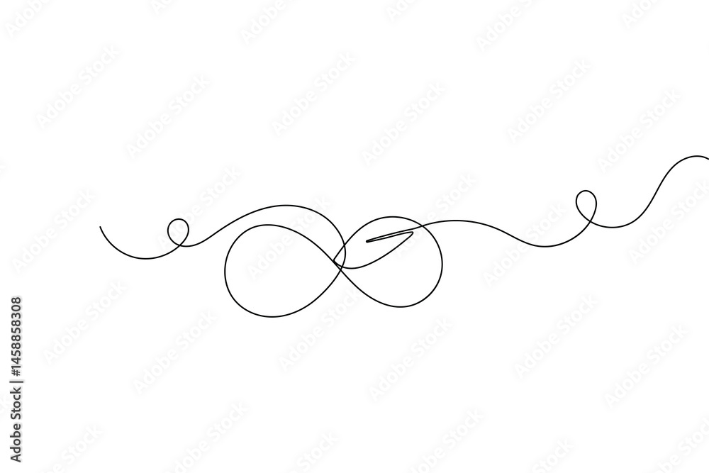 Infinity symbol one line drawing minimalist continuous one line vector
Infinity symbol one line drawing minimalist continuous one line vector