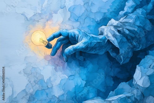 Conceptual hand compositions on fabric with watercolor and pencil textures. Surreal, minimal and perfect for editorial and art projects.