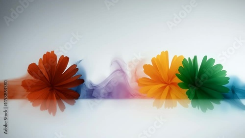 Vibrant Flowers with Soft Colors and Ethereal Background Suitable for Nature and Artistic Themes