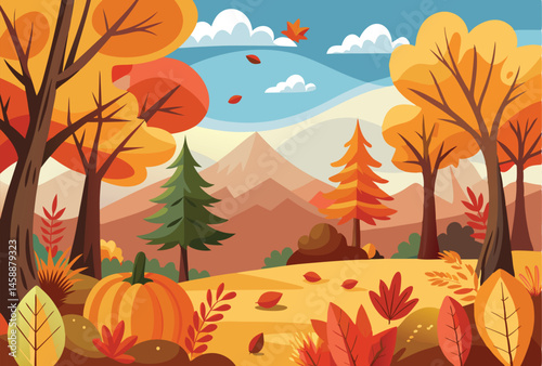 Colorful Autumn Trees