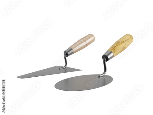 trowel isolated on white