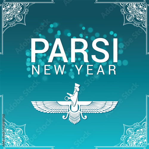 Parsi new year template banner and poster, parsi banner