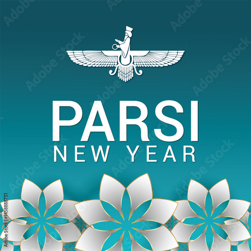 Parsi new year template banner and poster, parsi banner
