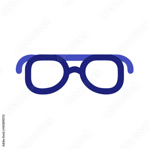Glasses Icon Representing Eyewear and Vision Correction