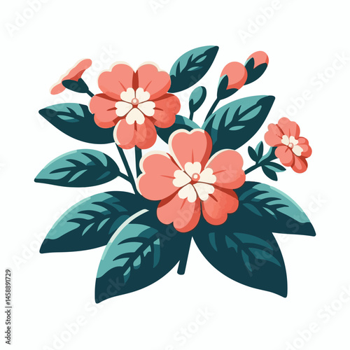 green, flower, impatiens, blossom, garden, nature, floral, bloom, colorful, leaf, plant, summer, flora, blooming, beautiful, gardening, botanical, beauty, botany, pink, spring, bright, color, fresh, r
