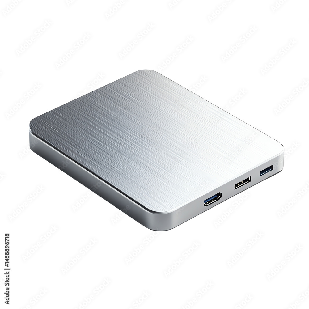 External hard drive, white isolate background External hard drive, white isolate background