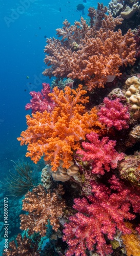 Vibrant Coral Reef Underwater Scene