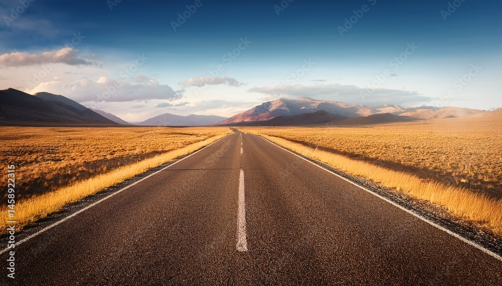 Naklejka premium road into nowhere