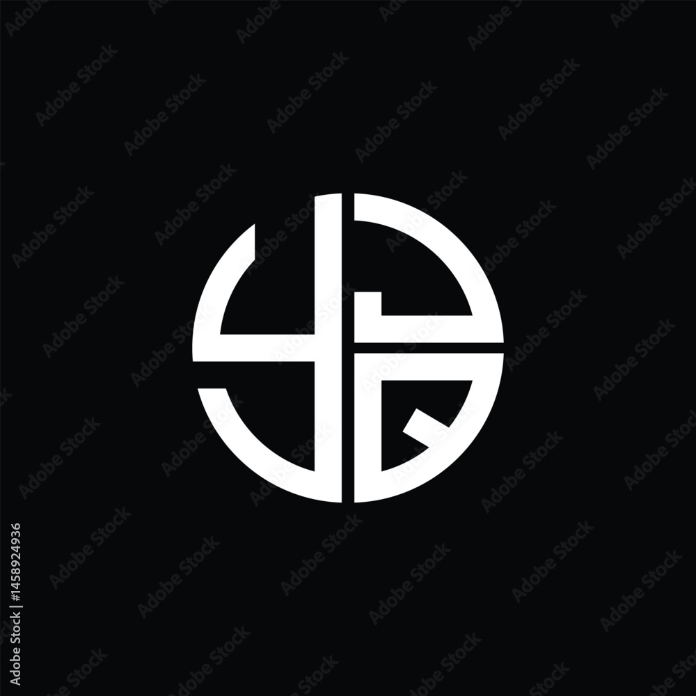 YJQ logo YJQ icon YJQvector YJQ monogram YJQletter YJQminimalist YJQ Circle YJQflat Unique modern flat abstract logo design. YJQ logo YJQ icon YJQvector YJQ monogram YJQletter YJQminimalist YJQ Circle YJQflat Unique modern flat abstract logo design.