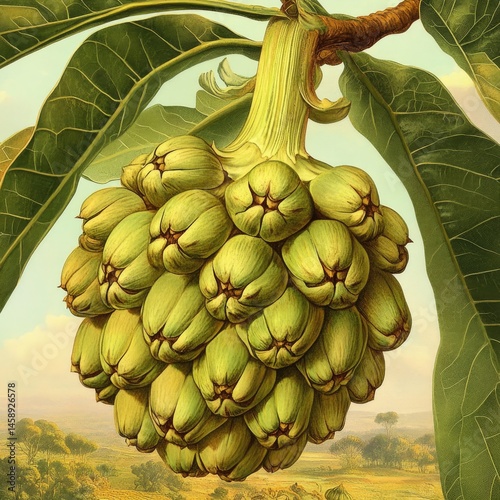 Clustered Fruit on Branch photo