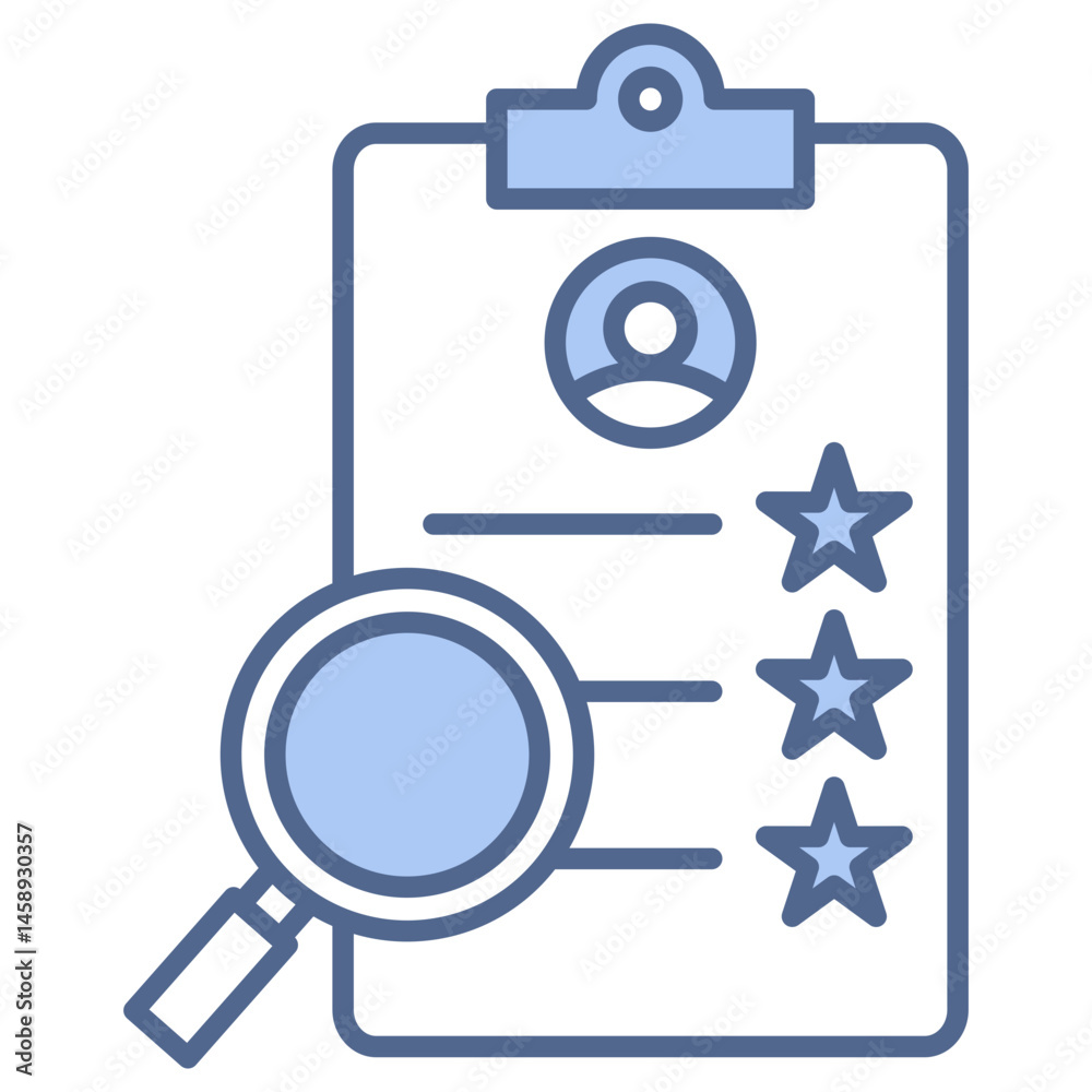 Performance Analysis Blue Icon Performance Analysis Blue Icon