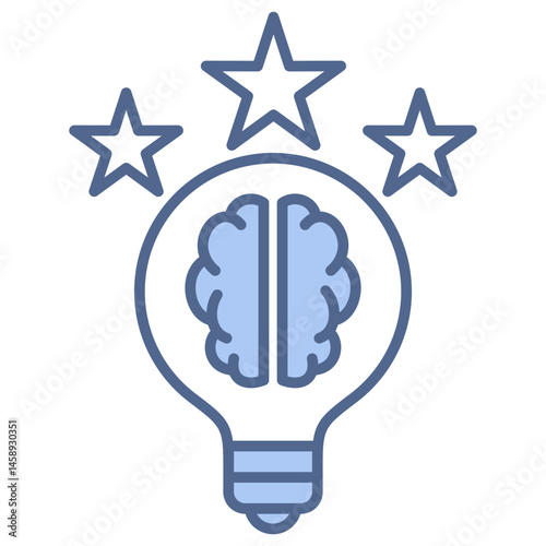 Competitive Intelligence Blue Icon