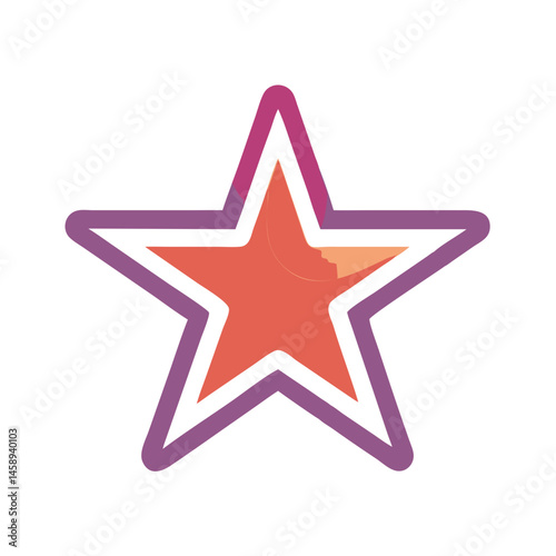 Star Icon Representing Fame or Star Power in Entertainment and Media