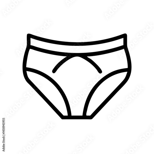 Underwear Icon Representing Lingerie and Intimate Apparel