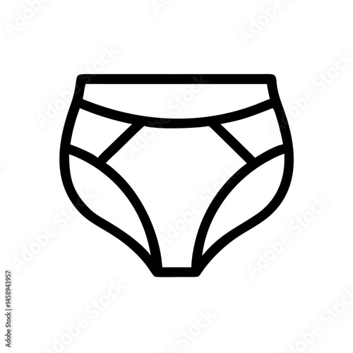 Underwear Icon Representing Lingerie and Intimate Apparel