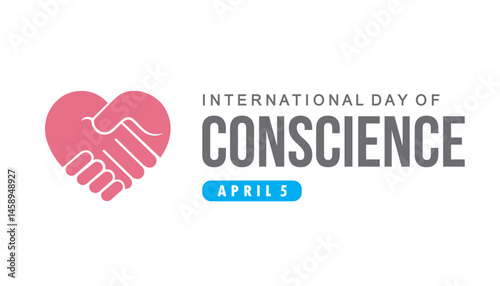 international day of conscience vector concept design