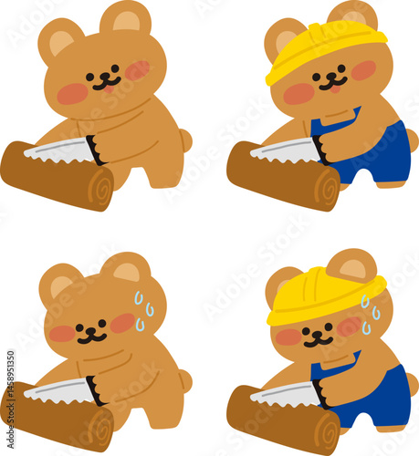셀프 인테리어 목수 캐릭터
