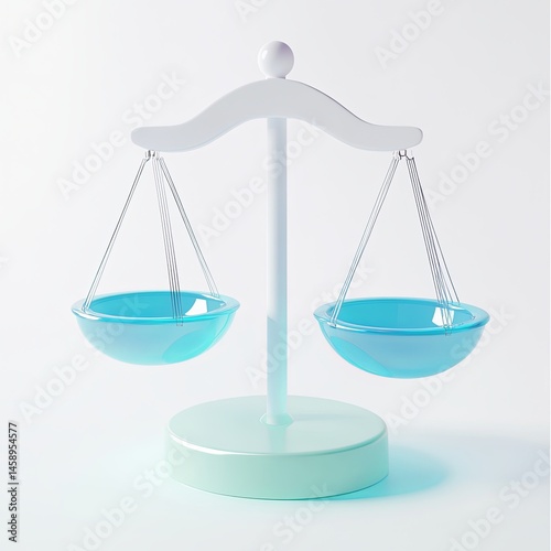 Balance and Harmony: A serene image of a perfectly balanced scale, symbolizing justice, equilibrium, and fairness. Evoking a sense of harmony and ethical decision-making.