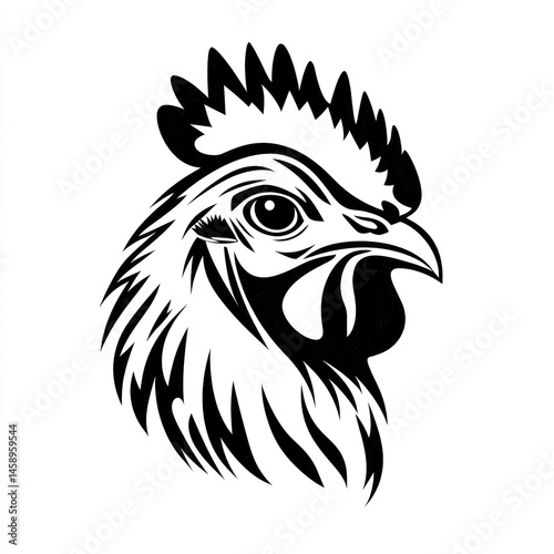 Wallpaper Mural Illustration stencil graphic animal. Torontodigital.ca