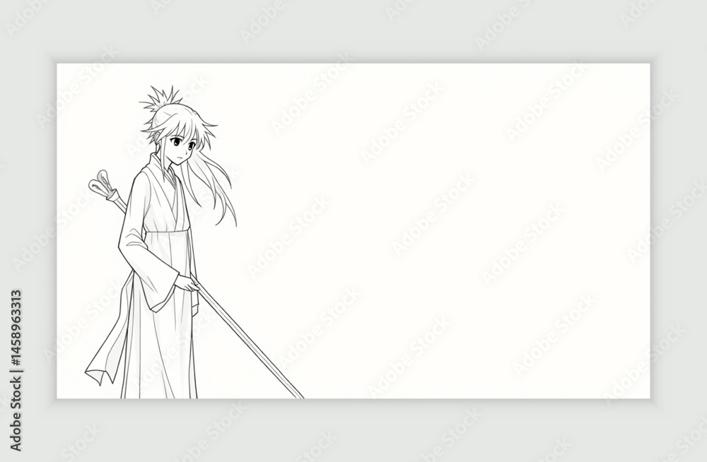 ai genarate anime vector desgine