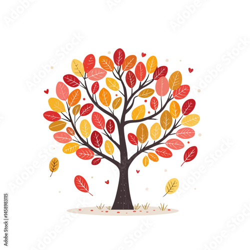 tree with autumn leaves